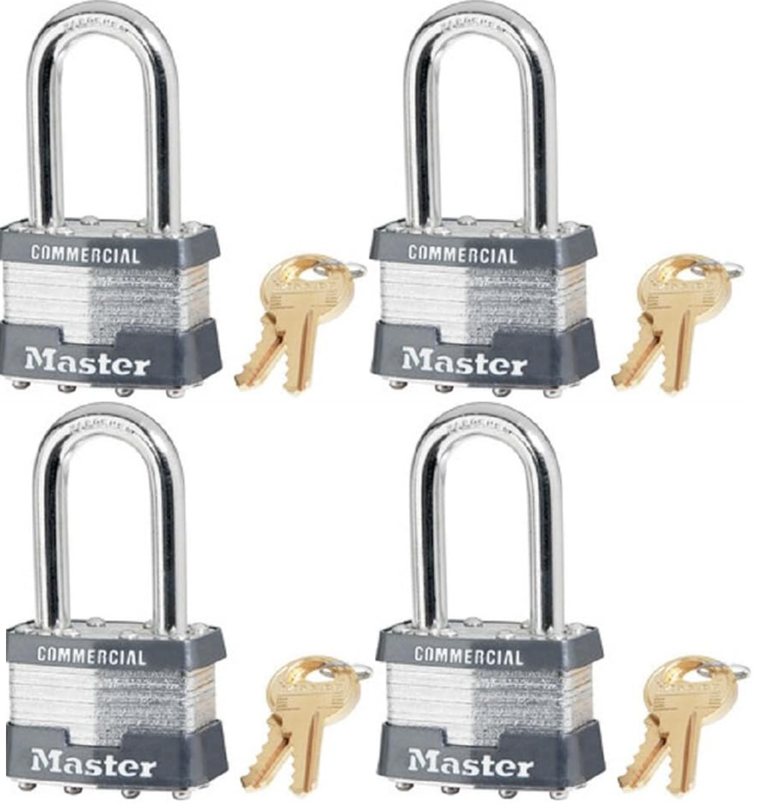 new Master Lock 1KALF 3113 set of 4 keyed alike