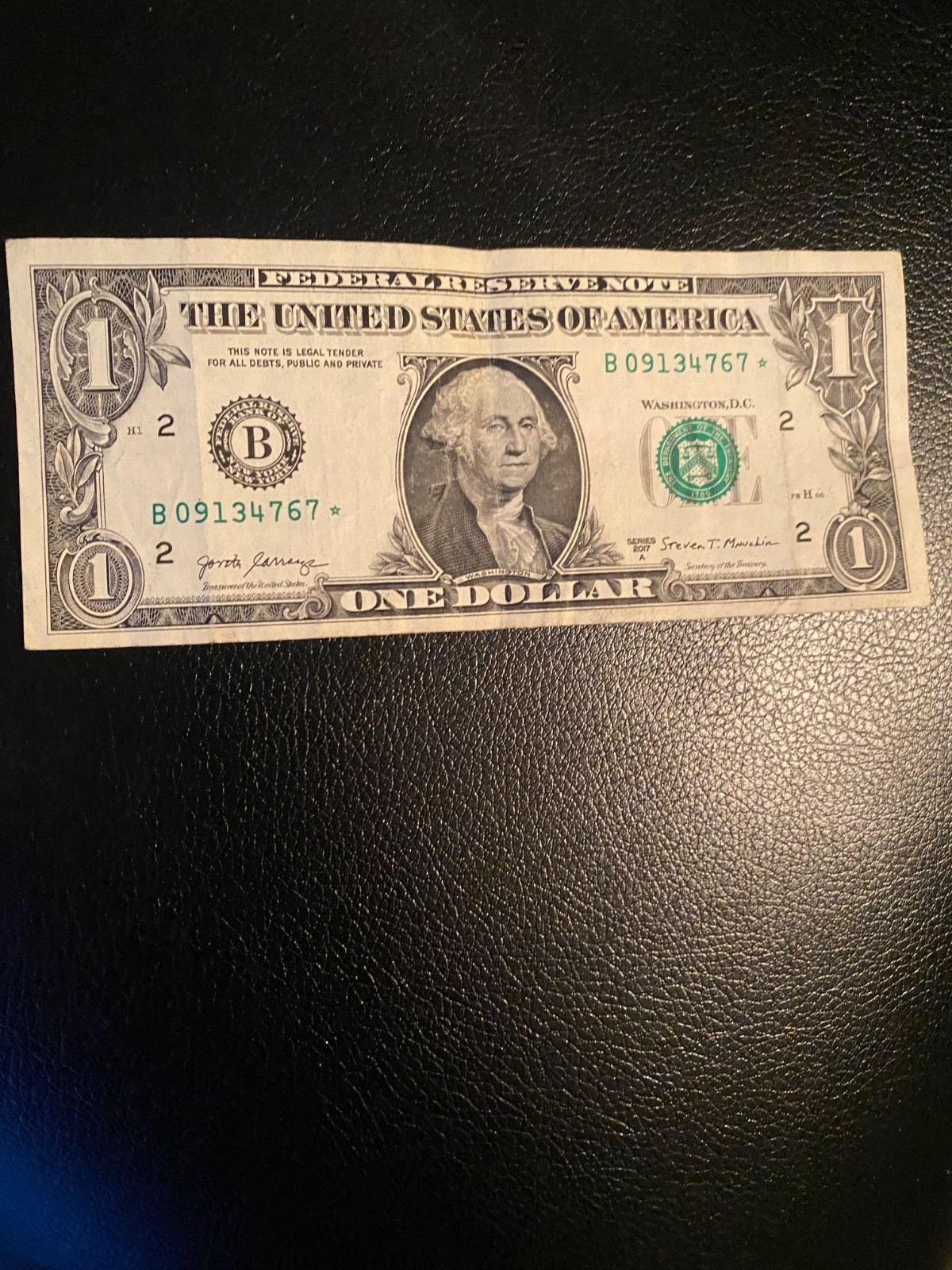 1 dollar star note 2017 A