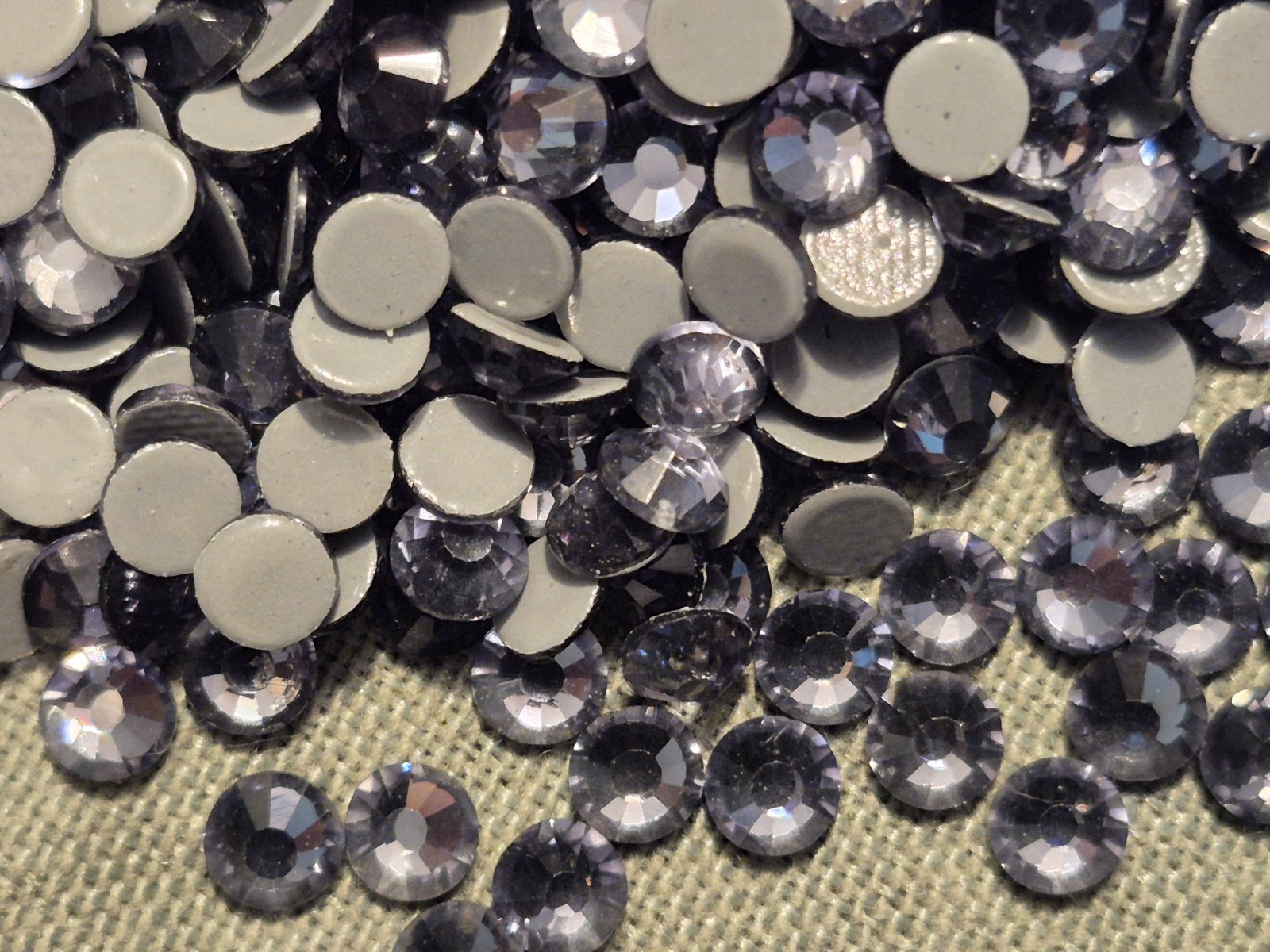 1440 SMOKY TANZANITE HOTFIX Flatback rhinestones 20ss 4.8mm