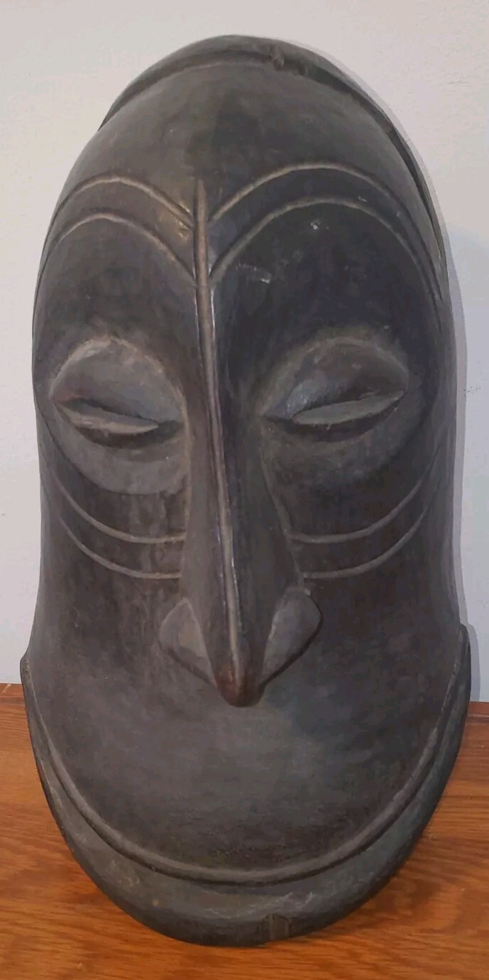African Tribal Hemba Art Soko Mutu mask from Bahemba tribal (DRC).