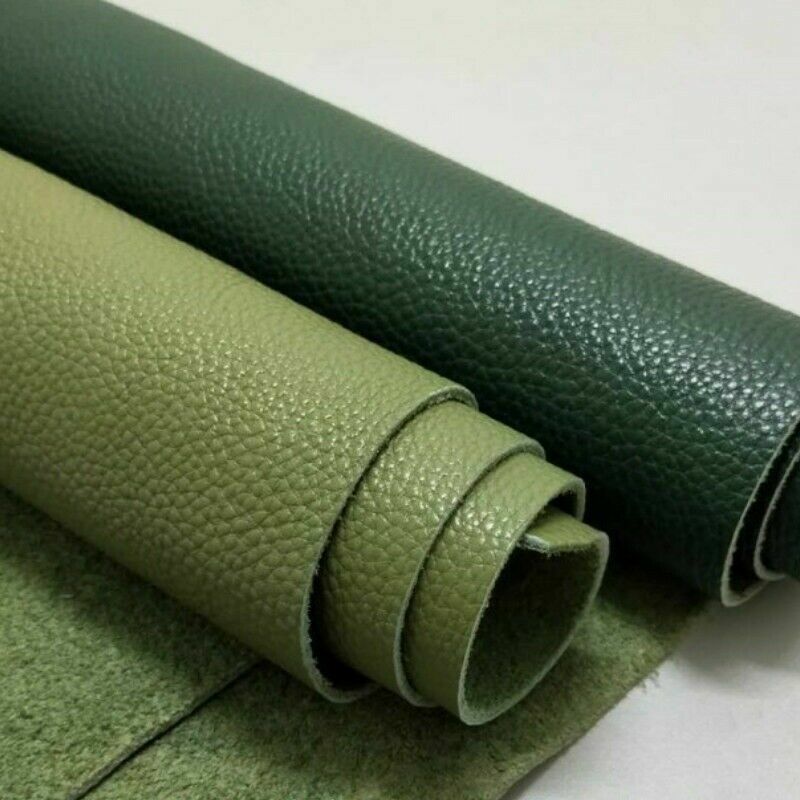 First Layer Cowhide Genuine Real Leather Fabric Hide Cut Material Scrap Sew DIY