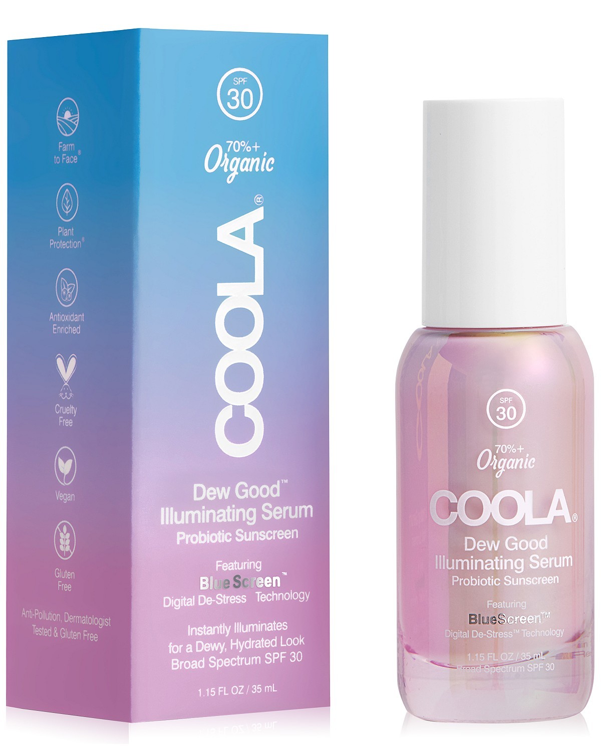 COOLA-Dew Good Illuminating Serum Sunscreen SPF 30|20374