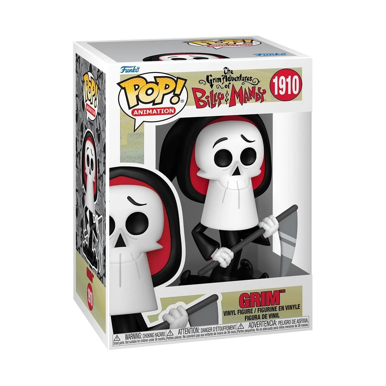 Grim Adventures Of Billy And Mandy Funko Pop Vinyl Figurine 375 Inches Tall