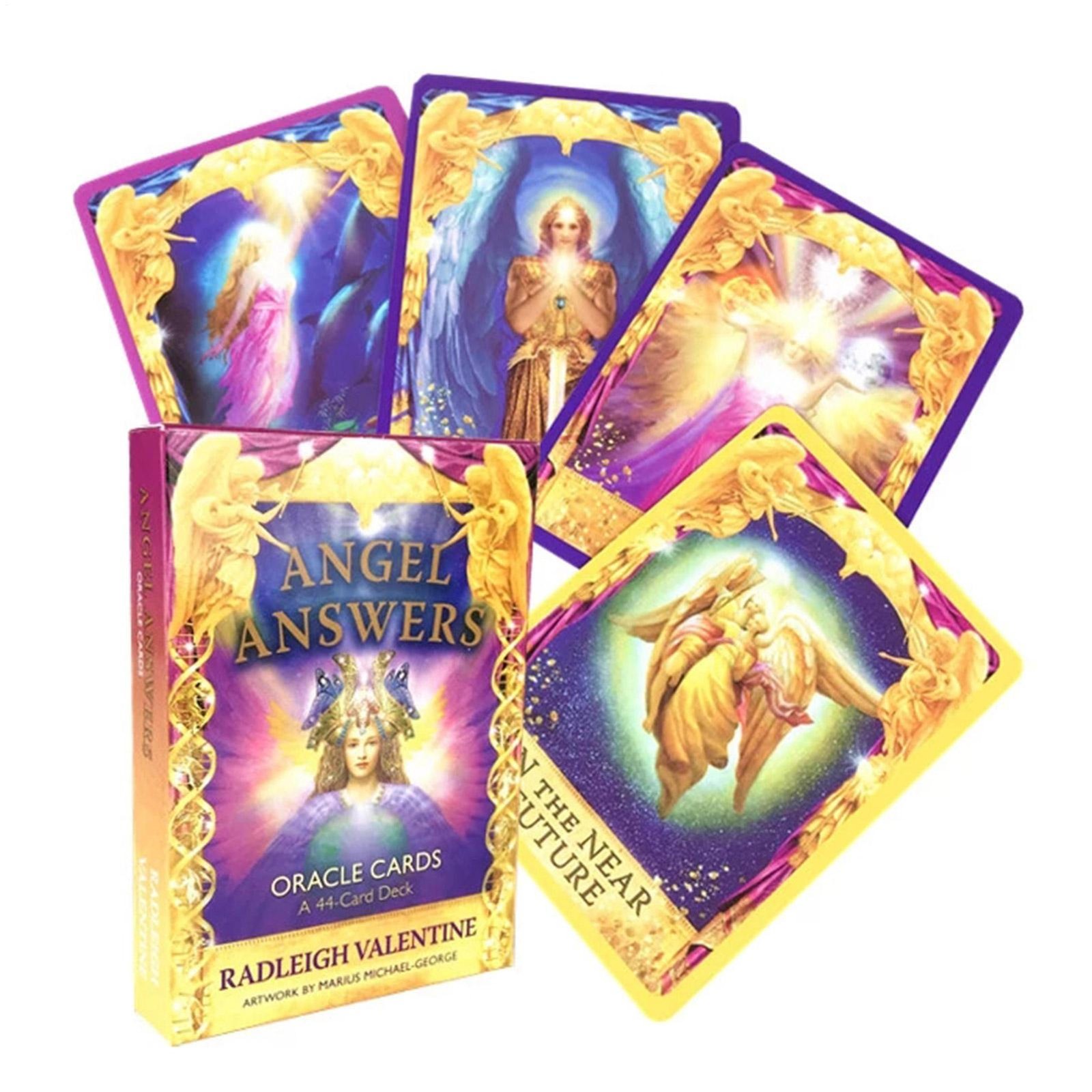 Angel Answers Oracle Cards Card 44Pcs Set Deck Radleigh Valentine Game
