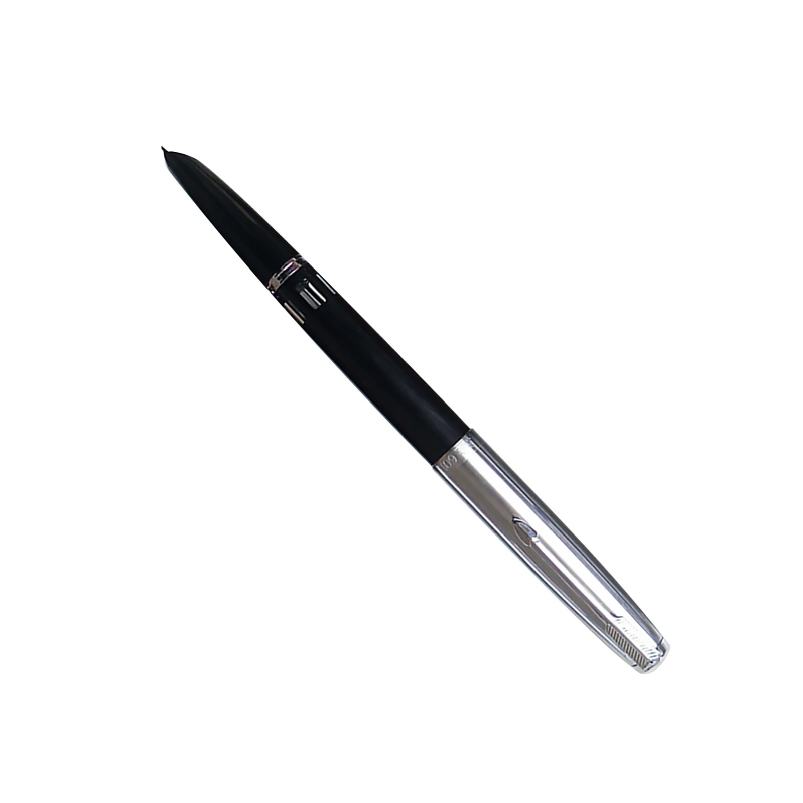 Black 138mm Wing Sung 601 Steel Cap Vacumatic Fountain Pen F Nib 0.5mm Ink Pen j