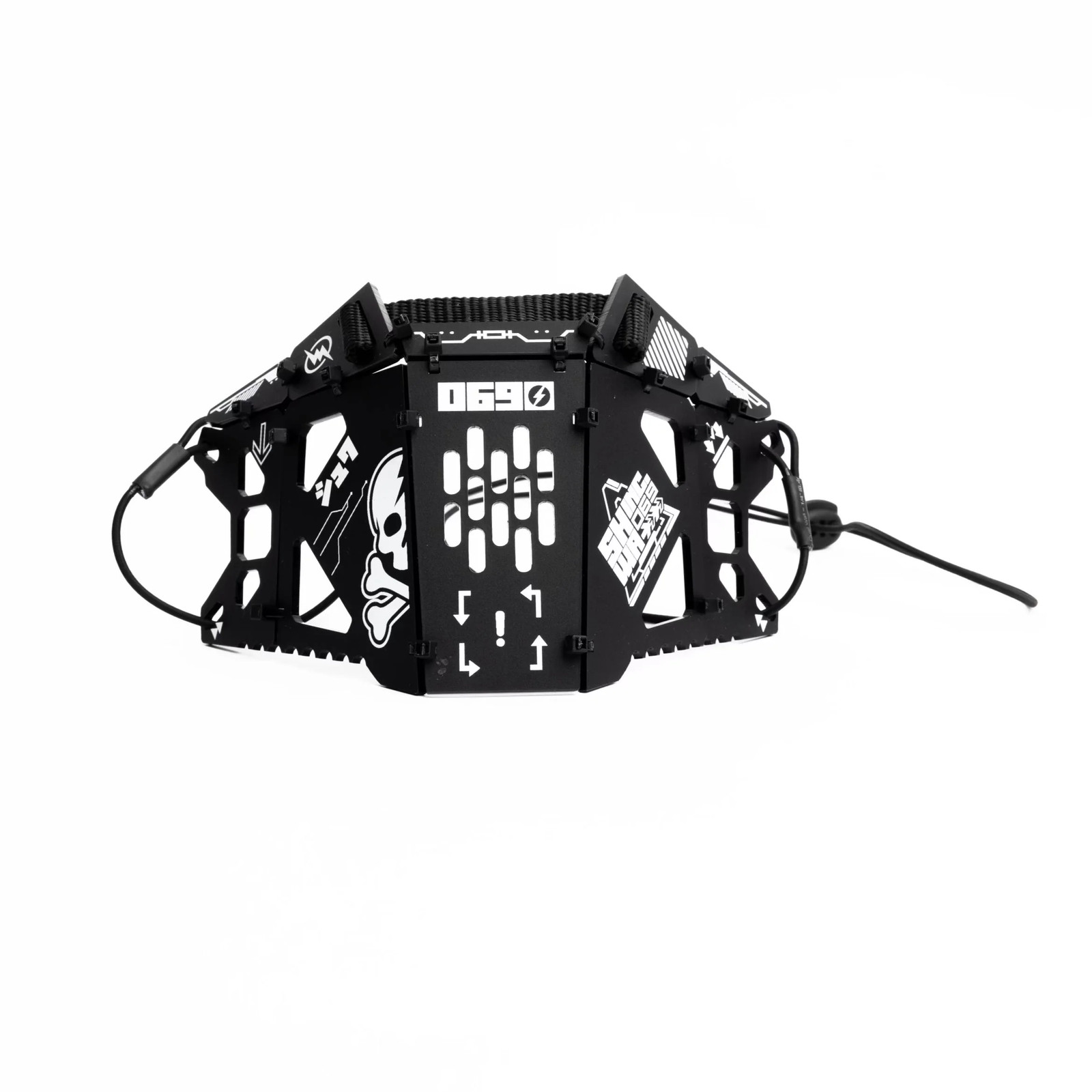 [SHWA] SW-04 Techwear Style Black Mask Cover