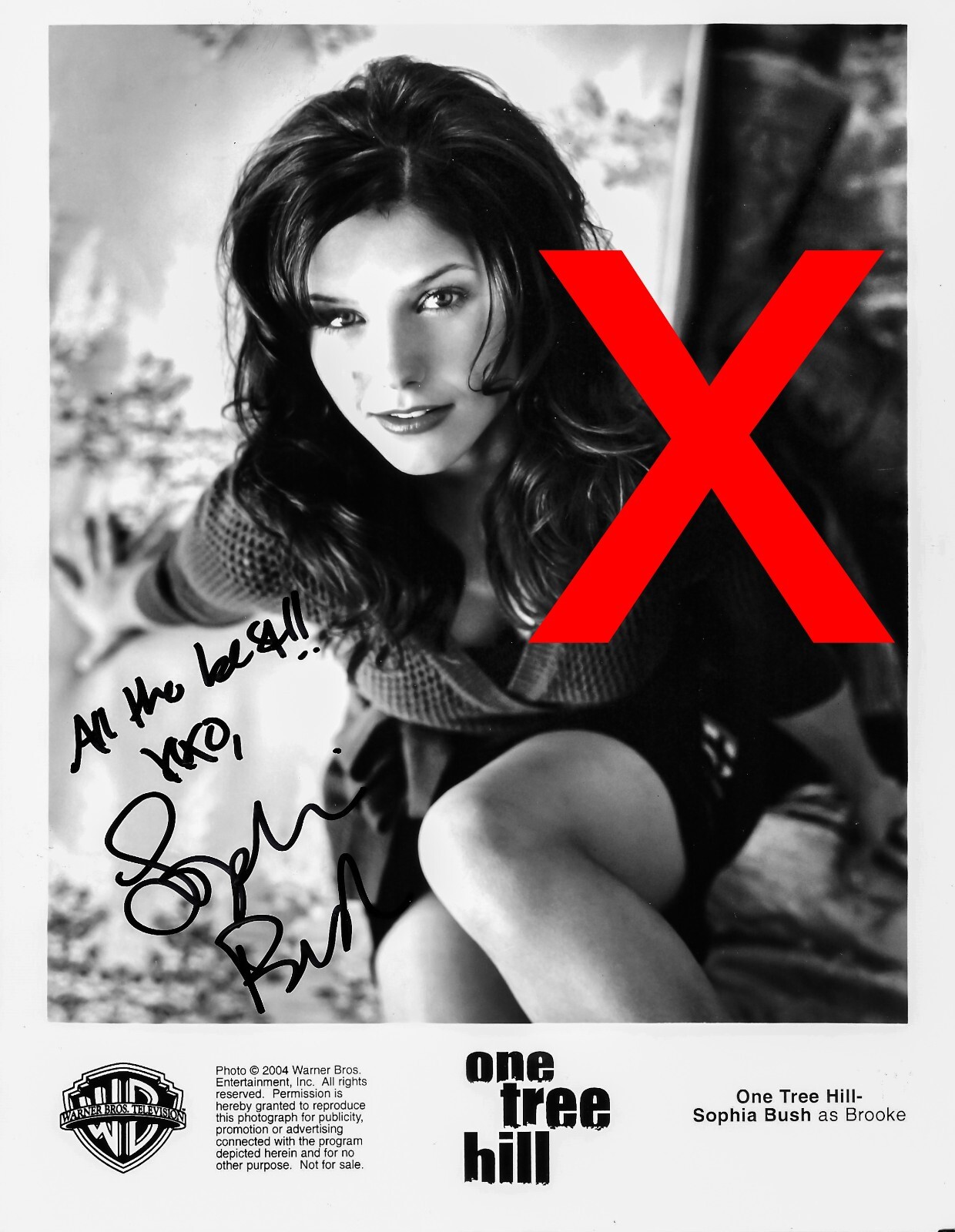 One Tree Hill Sophia Bush Autographed - 8x10 Photo RP
