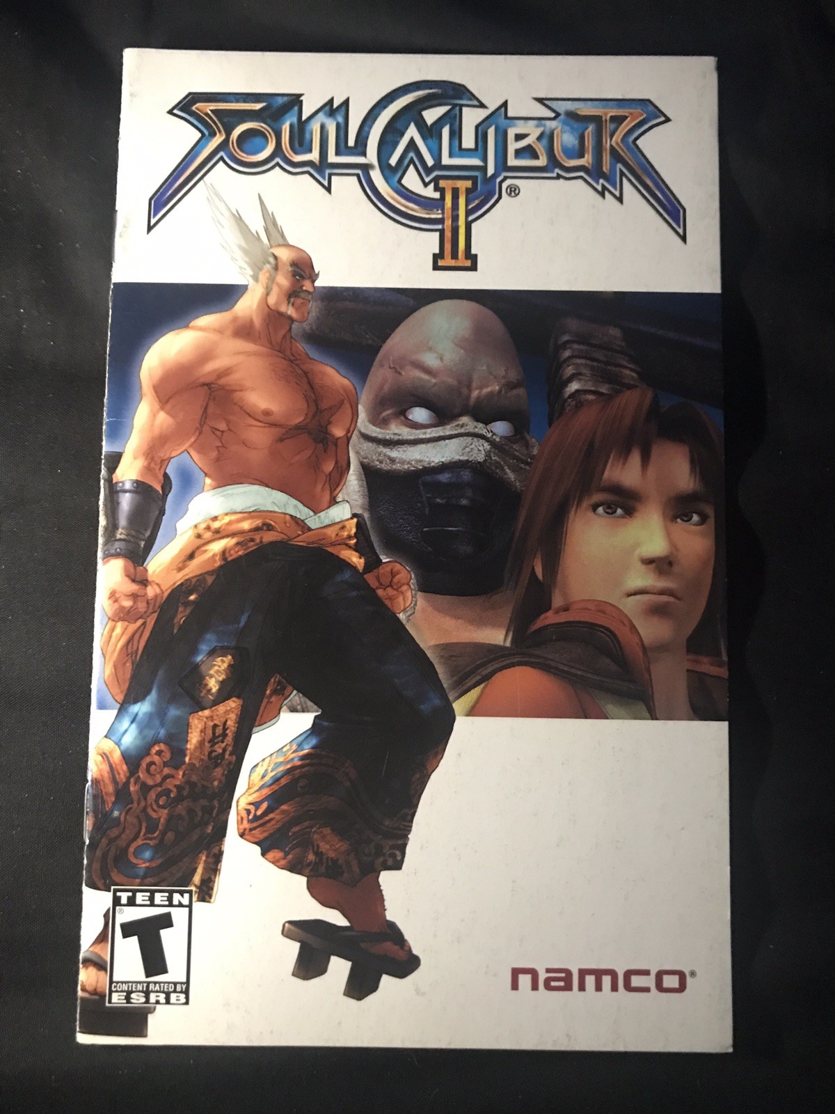 Soul Calibur 2 II (Sony Playstation 2, PS2) MANUAL ONLY (No Game)
