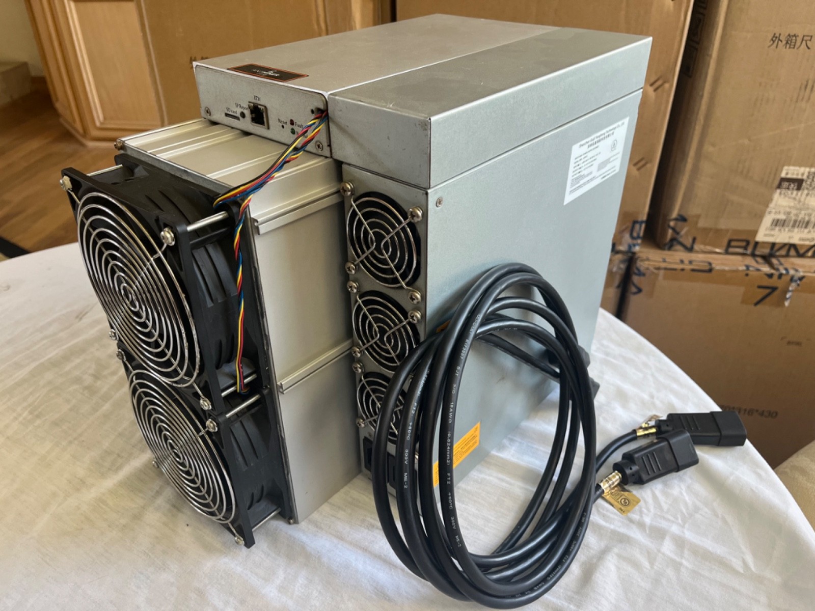 Bitmain Antminer T19 84TH ASIC Bitcoin Miner USA SELLER! Original Owner! S19 256