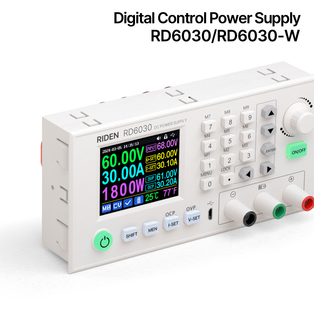 RD6030 RD6030W 60V 30A Digital Display Adjustable DC Stabilizer Power Supply USB