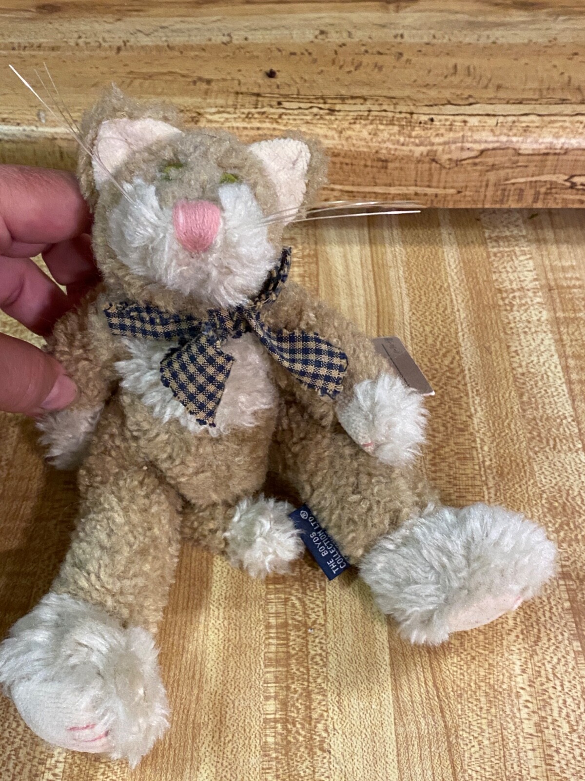 The Boyds Collection Brown Kitty Cat J.B. Bean Series 9" ~ 1985-97 Tags