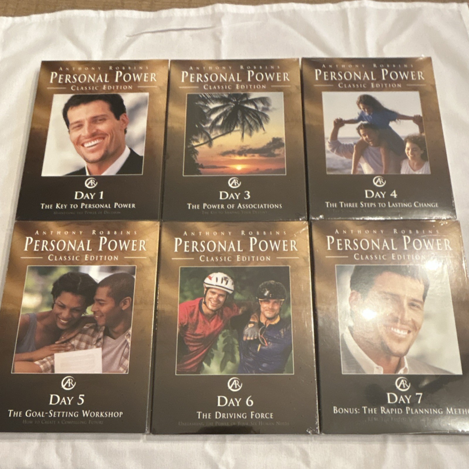 Anthony Robbins Personal Power Classic Edition 1, 3-7 Self-Development Program