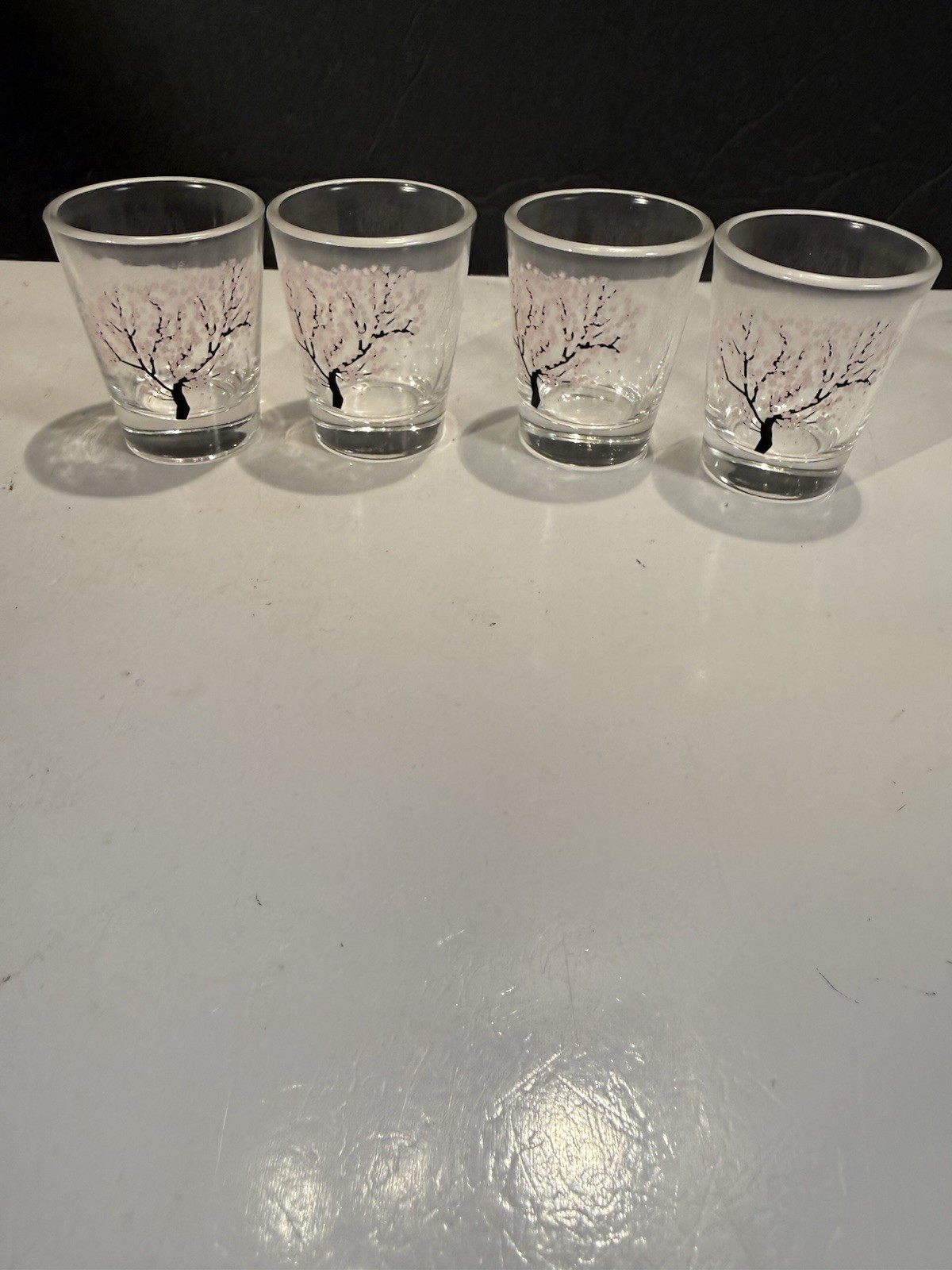 Cherry Blossom Shot Glasses X4