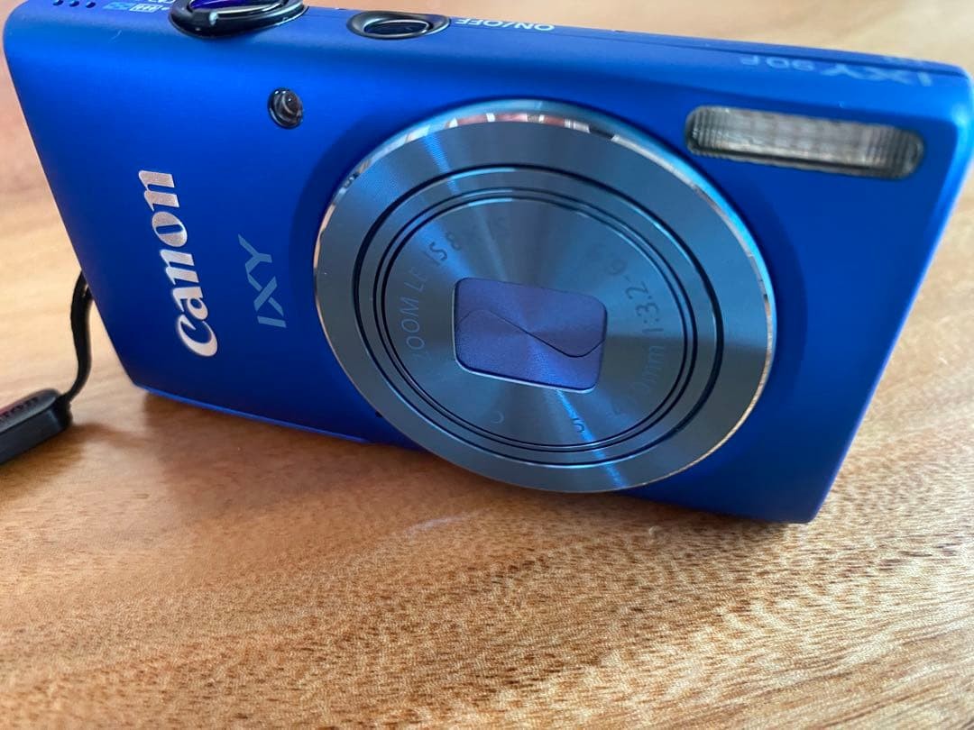 Canon IXY90F Digital Camera 16MP Optical 8x Zoom Blue Tested