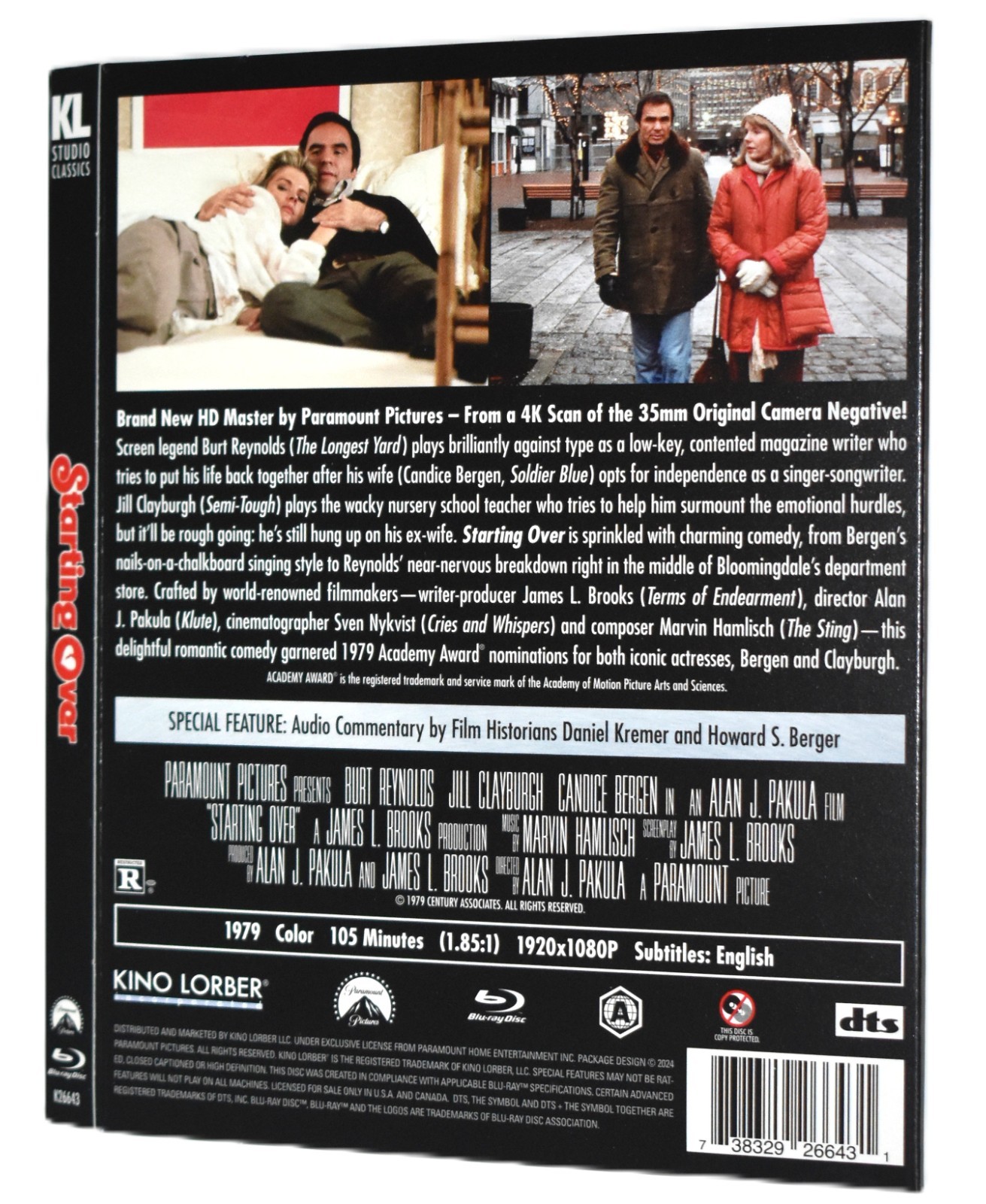 BD SLIPCOVER ONLY - Fits: Starting Over Kino US Blu-ray - SLIPCOVER ONLY