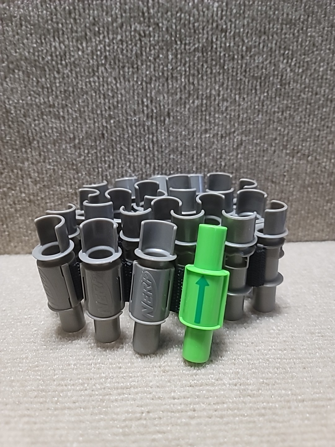 Nerf Vulcan 25 Round Ammo Belt Dart Chain Replacement Genuine 2009 Hasbro