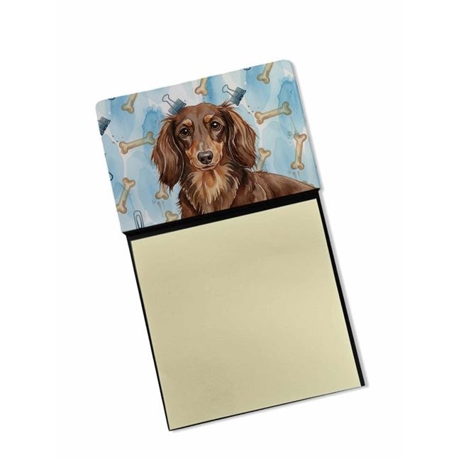 Carolines Treasures DAC9256SN 5.25 x 3.25 in. Longhaired Chocolate & Tan Dach...