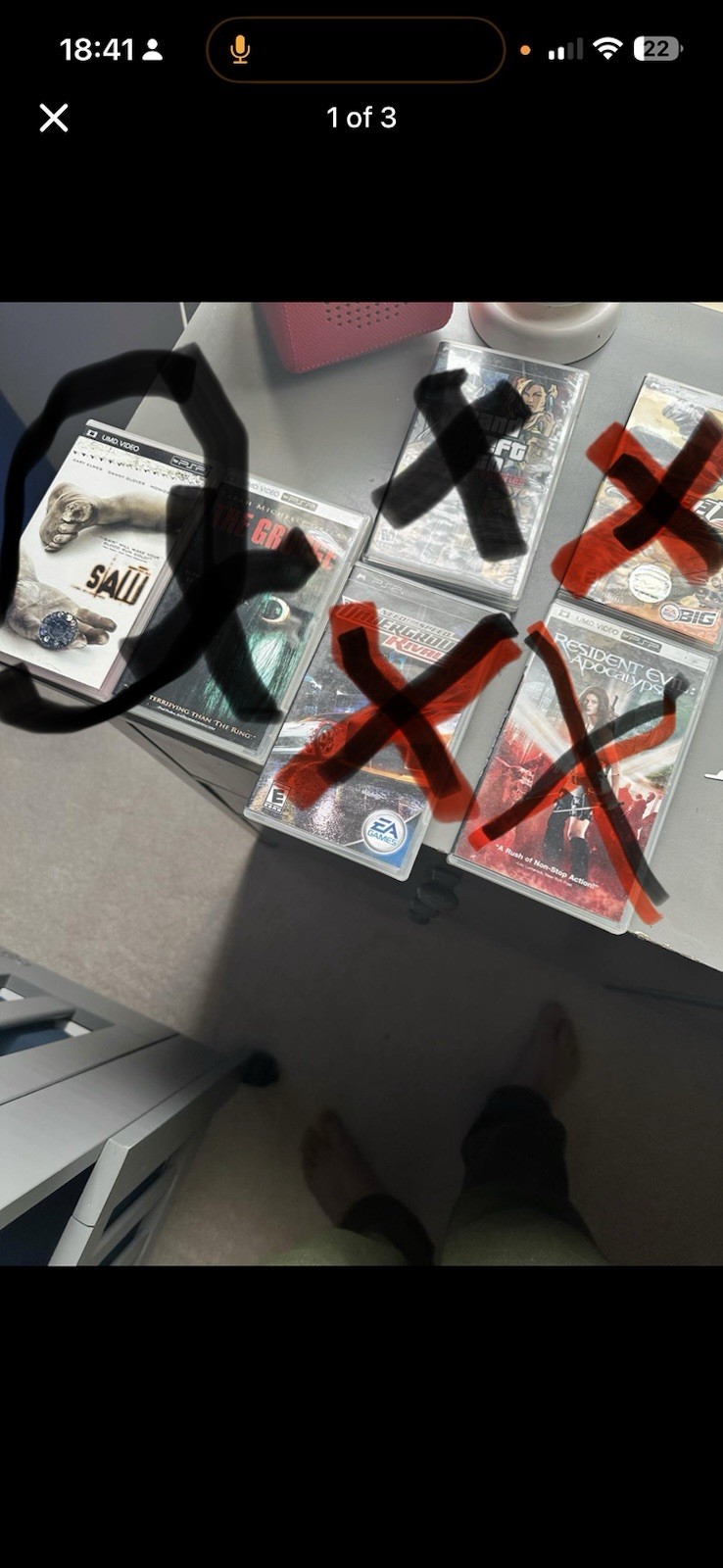 2004 Saw Sony PlayStation Portable PSP UMD Video Complete Horror Movie