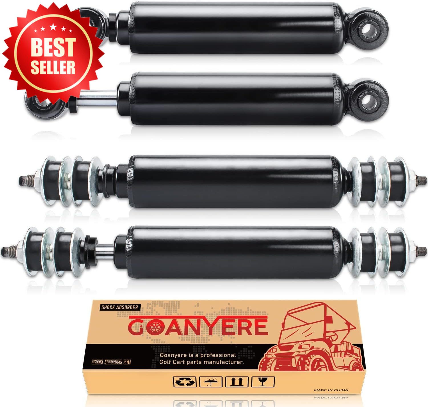 Golf Cart Front Rear Shock Absorbers G&E 1988-Up 2004-Up US