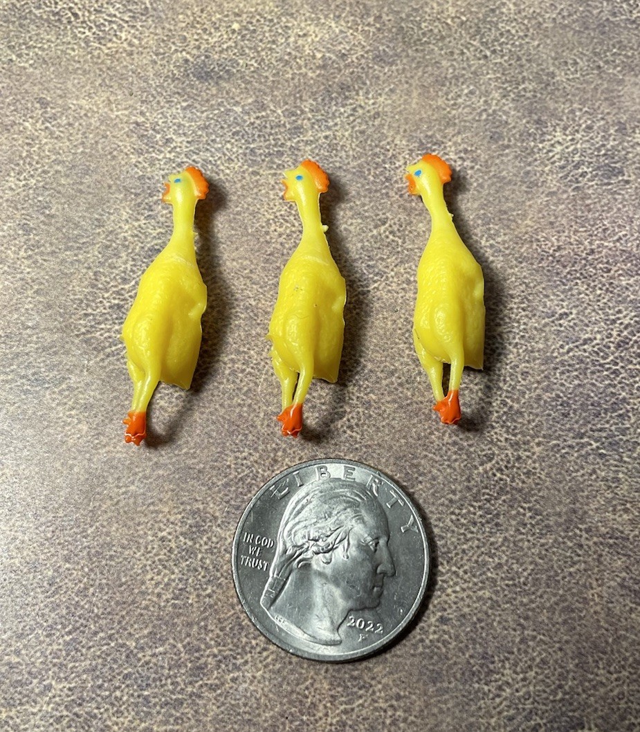 Miniature Chickens (3)