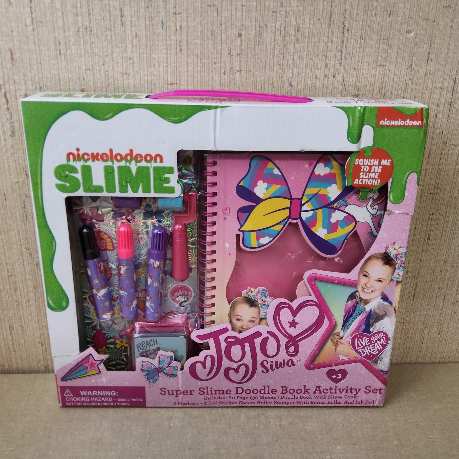 Jojo Siwa Super Slime Doodle Book Activity Set