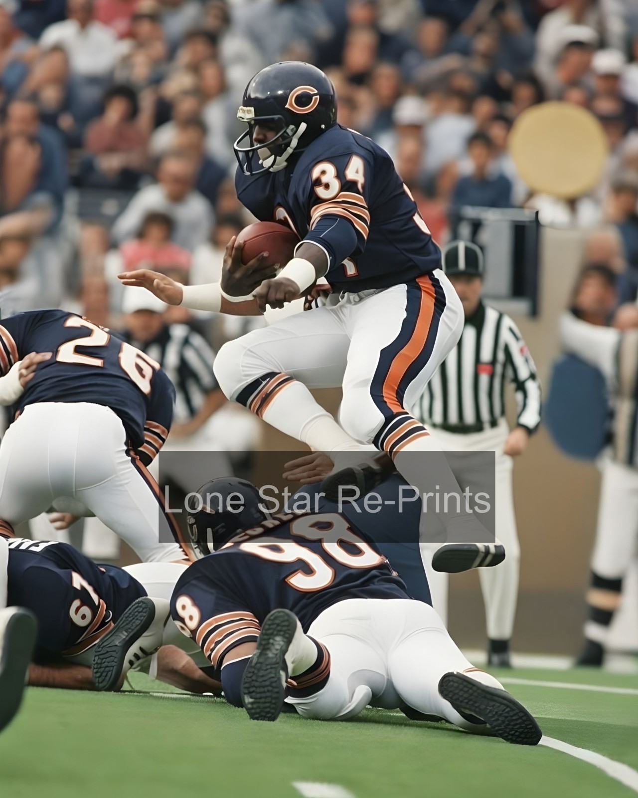 Walter Payton Chicago Bears   8x10 Reprint