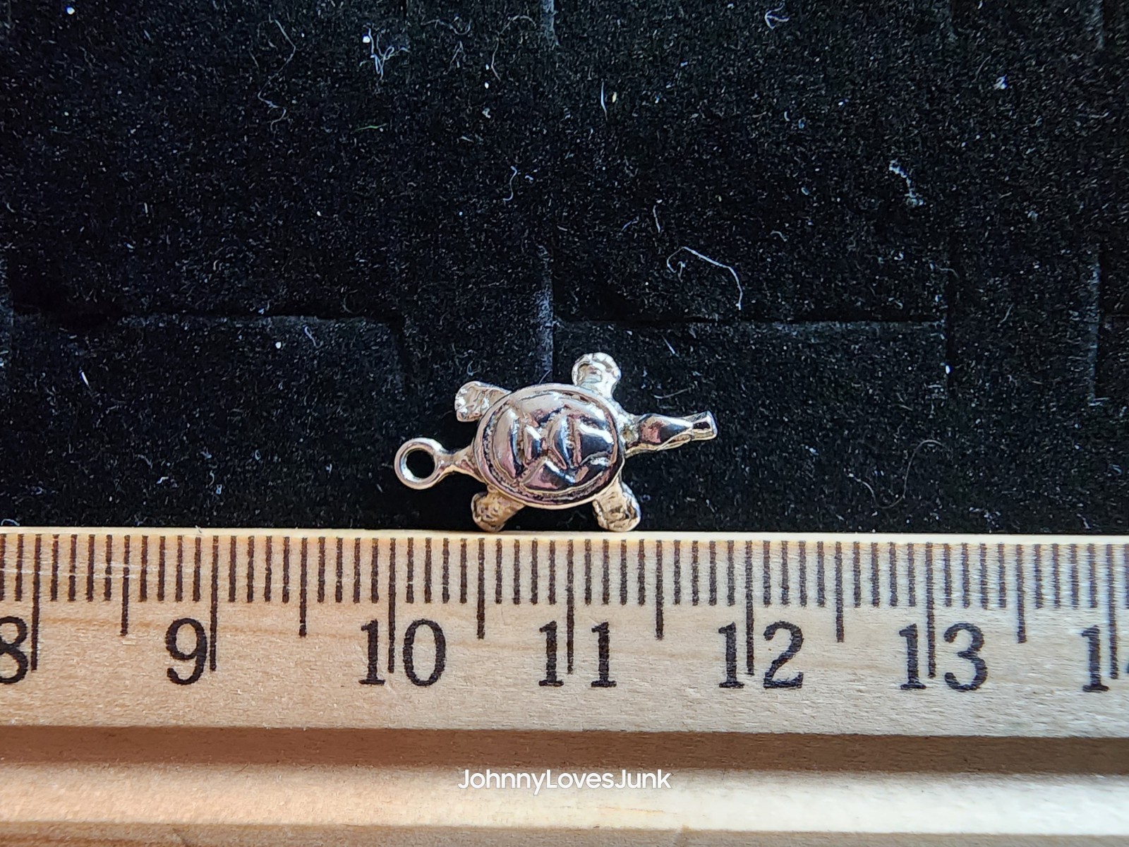 Vintage Sterling Silver Turtle Bracelet/Necklace Charm/Pendant Tested+