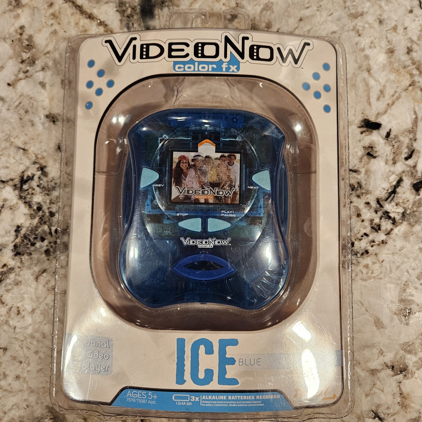 NEW Sealed Video Now Color FX Personal Video Player Tiger Electronics- Ice Blue 