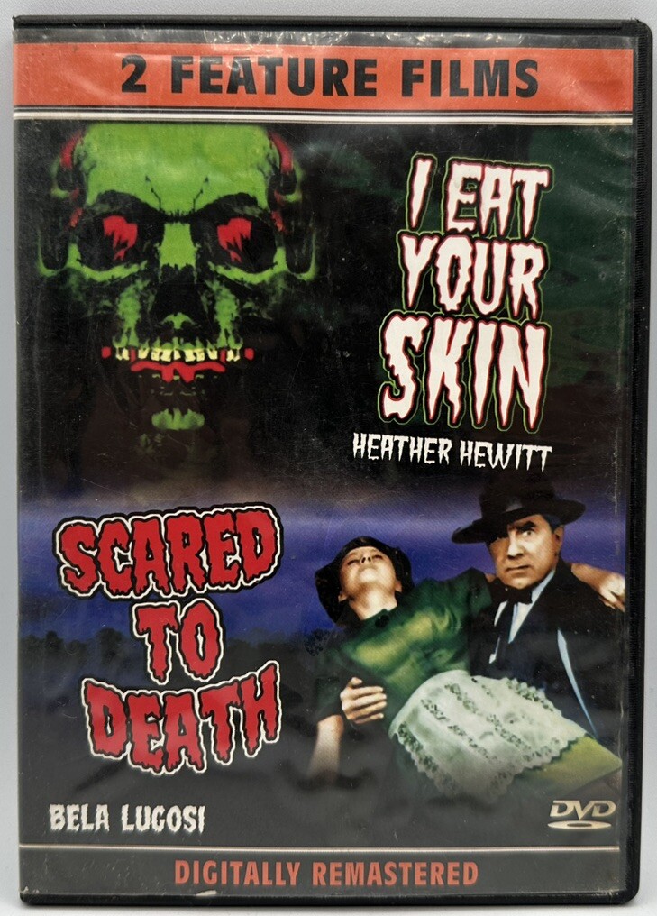 I Eat Your Skin and Scared to Death DVD Horror Movies Double Feature Bela Lugosi