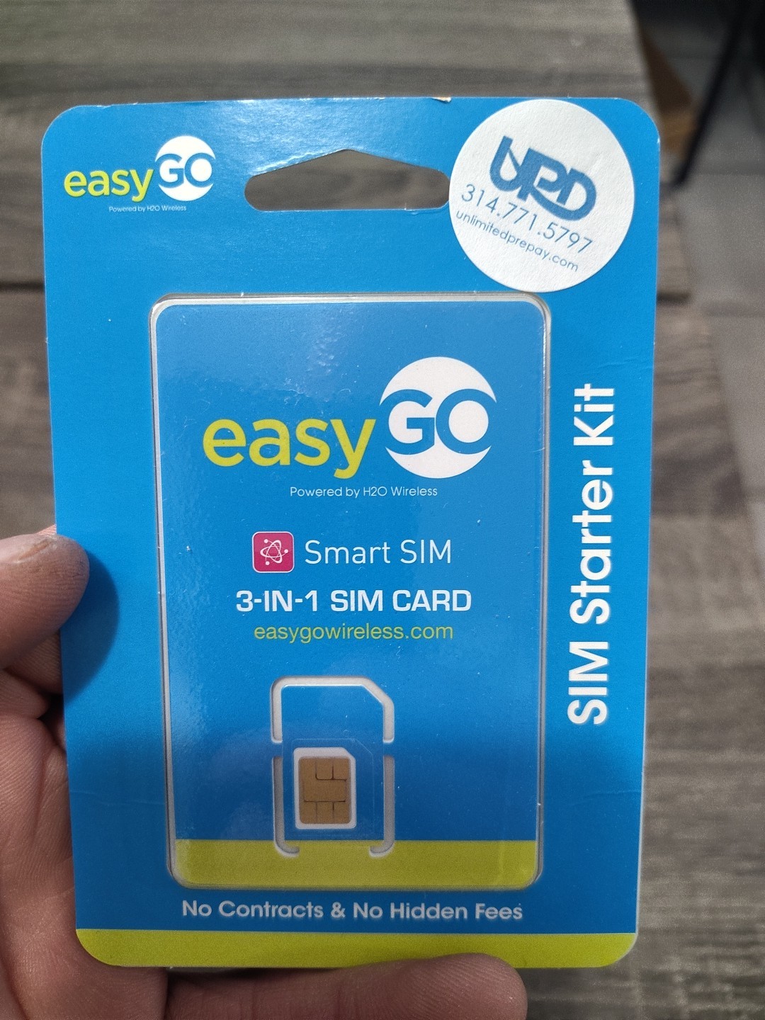 EasyGo / h20/ AT&T Sim 5G 3 In One Sim Card New 