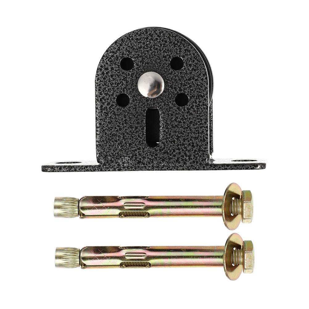 1 Pc Steel Pulley Rope Cable Pulley Convenient Mute Fitness with 2 Screws