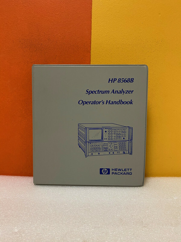 HP 08568-90045 8568B Spectrum Analyzer Operator's Hand book