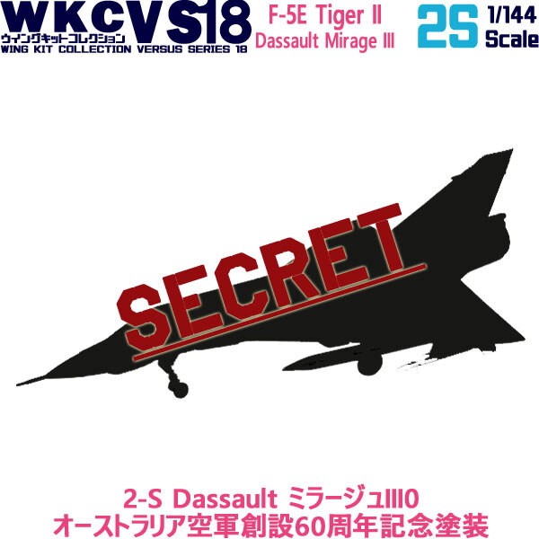 1/144 Wing Kit Collection VS18 2-S Dassault Mirage III0 Australian Air Force 60t