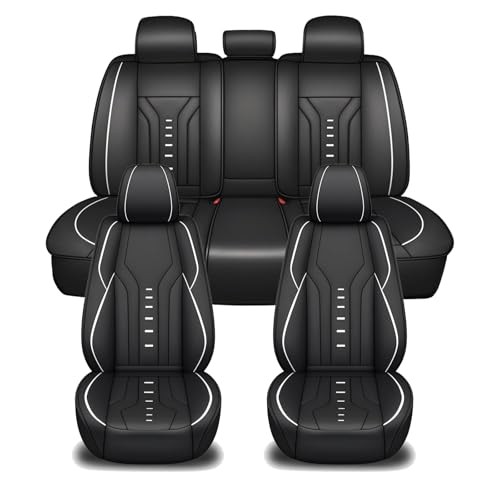  Universal Leather Car Seat Covers Full Set,Waterproof Seat Covers for Car, 