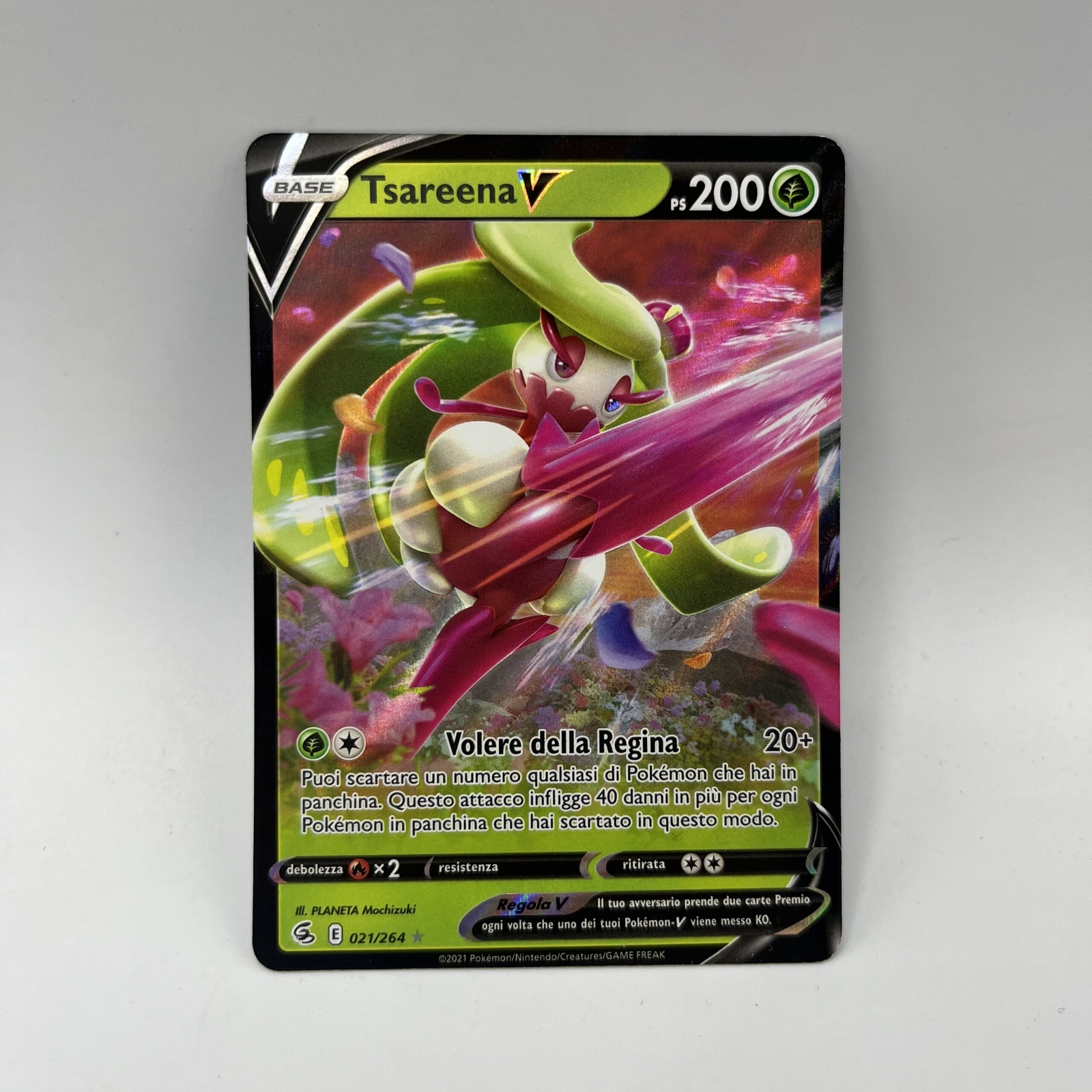 Pokemon Card TSAREENA V (IT) | 021-264 Fusion Strike