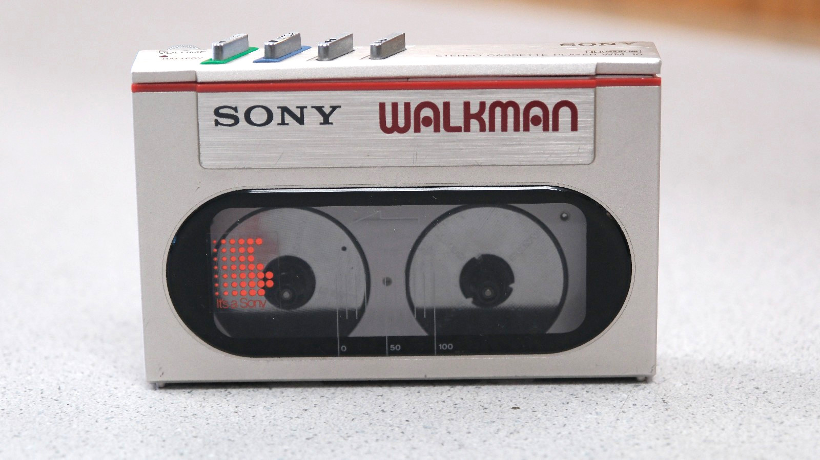 Vintage Sony Walkman WM-10 Portable Stereo Cassette Player For Parts or Repair