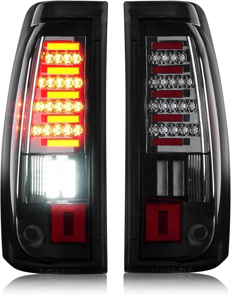 LED Tail Lights (Smoke Lens) for Chevy Silverado 1500 2500 2003-2006, for GMC Si