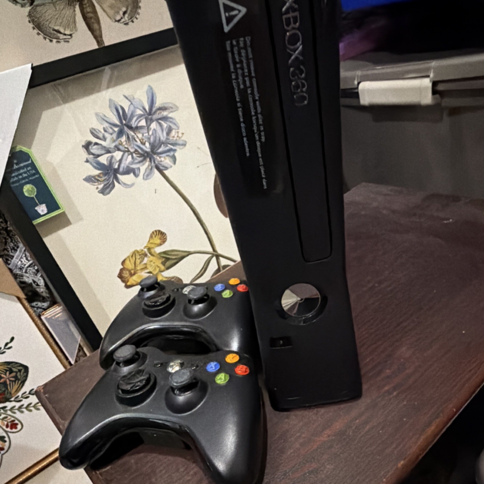 Microsoft Xbox 360 Console Lot w/ Controllers, Headset, HDMI & AV Cables