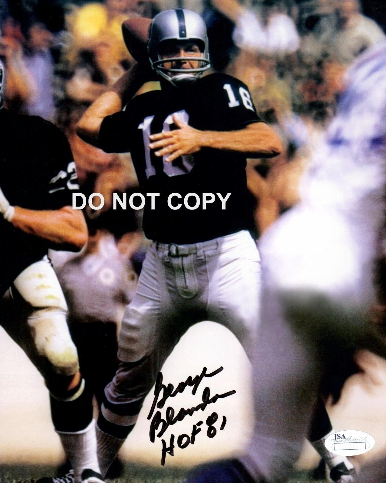 George Blanda OAKLAND RAIDERS Signed Autographed REPRINT 8x10 Photo RP 2