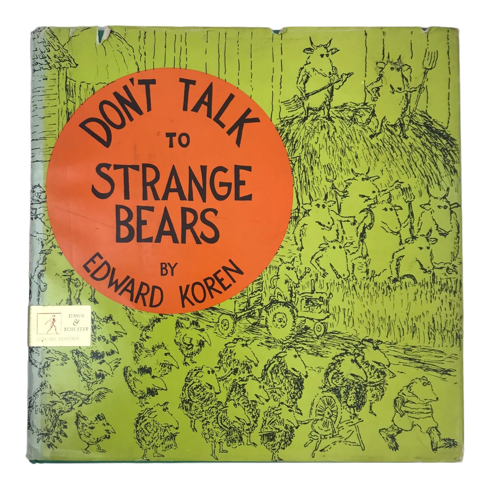 Edward Koren Don't Talk to Strange BEARS Vtg 1969 Artist New Yorker 1st Printing