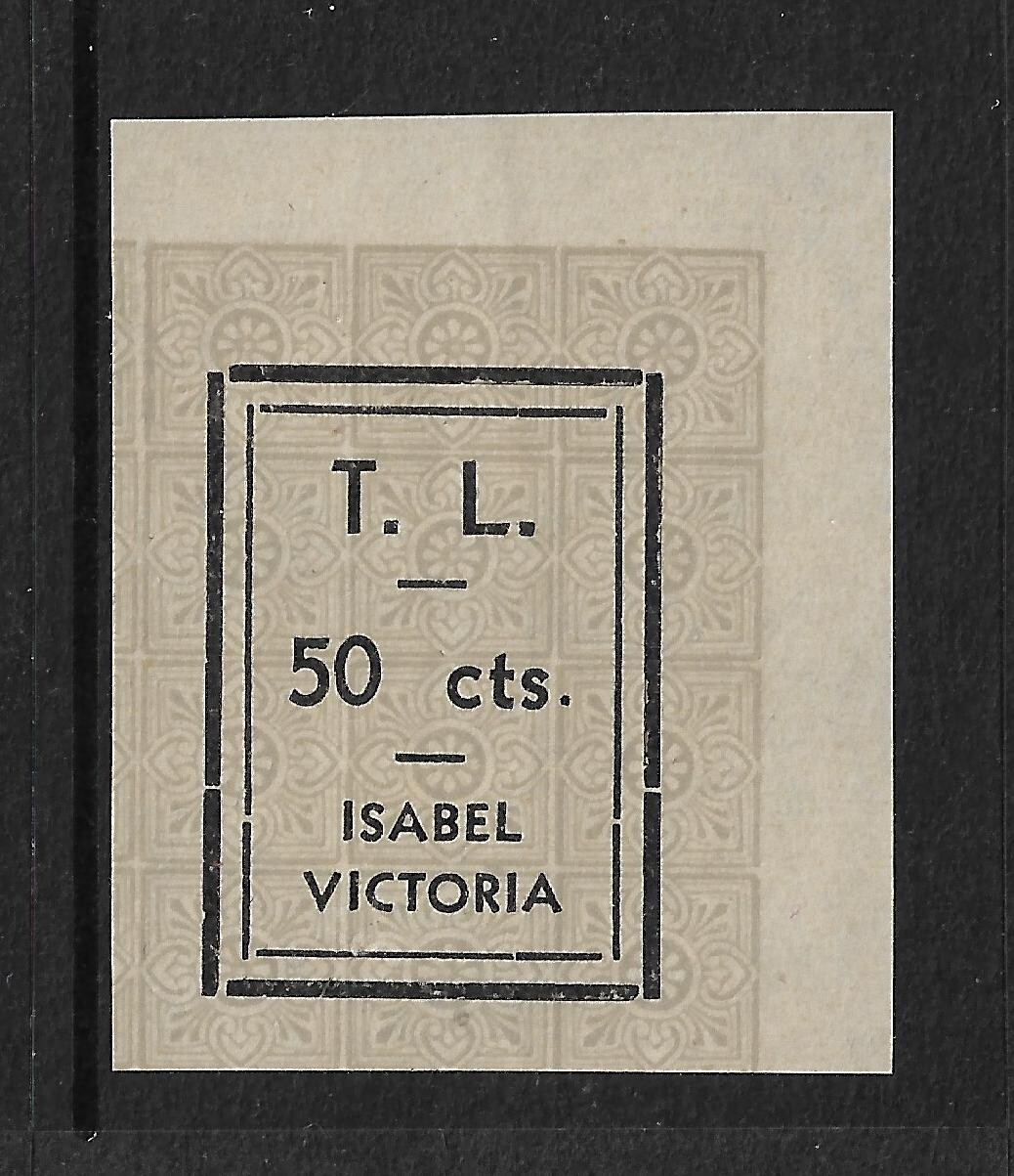 ISABEL VICTORIA ARGENTINA LOCAL STAMP,ARGENTINE,NHM