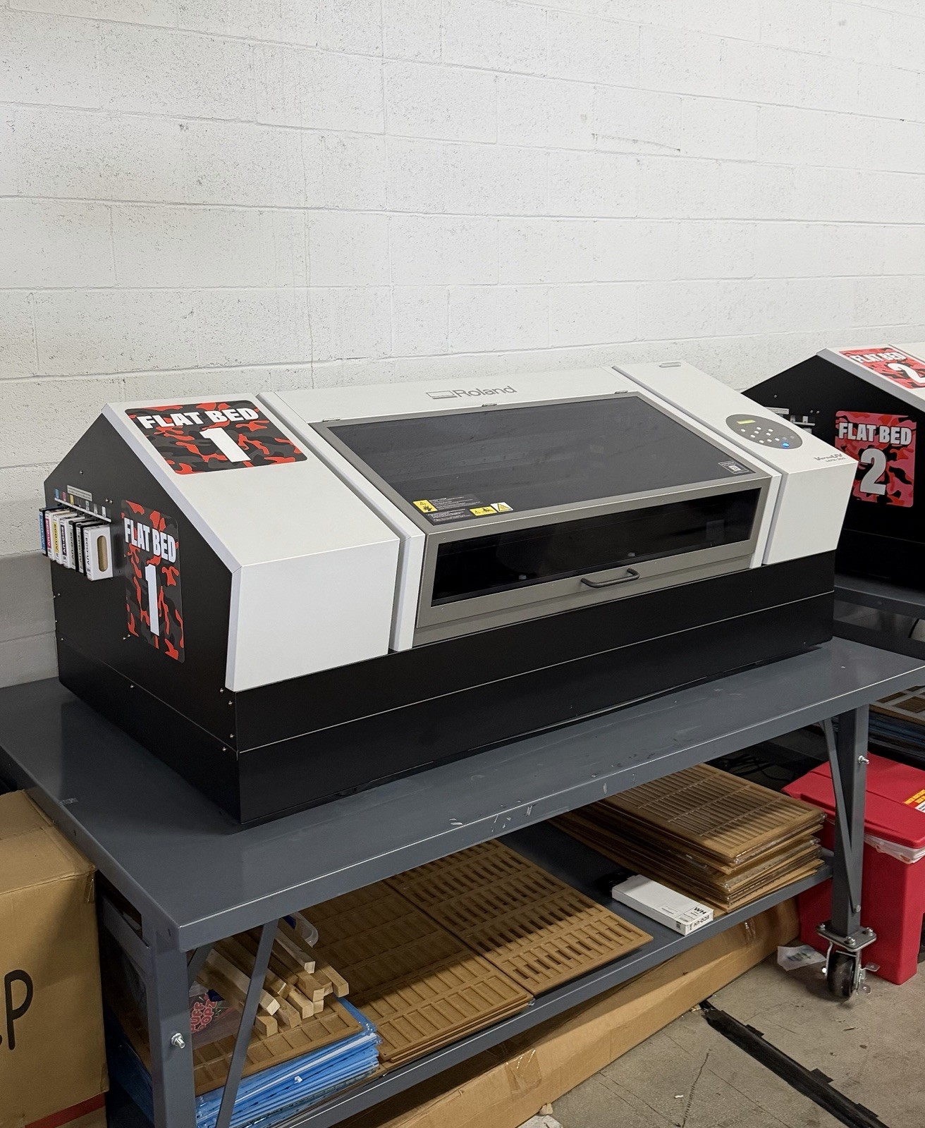 Roland LEF2-300D VersaUV Flatbed UV Printer - Excellent Condition