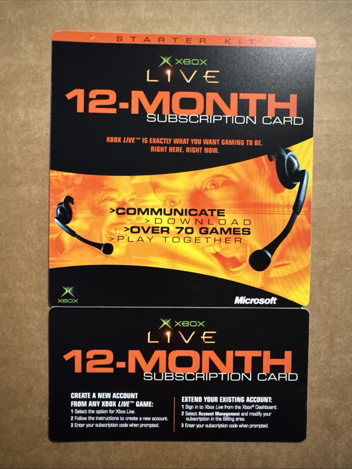 Original Xbox Live 12 Month Subscription Card (Verified Still Valid Please Read)