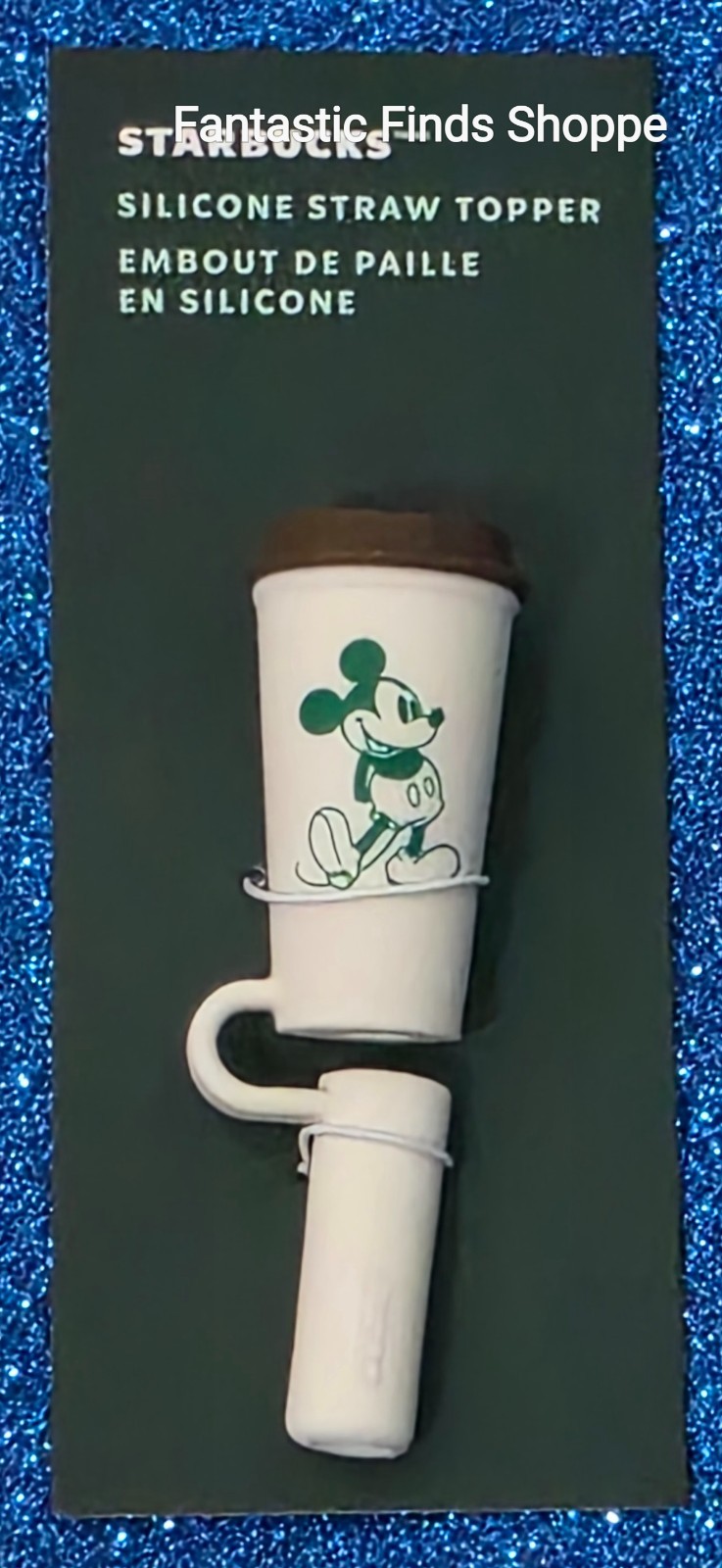 Starbucks Disney Straw Topper Mickey Mouse Tumbler New & Unused