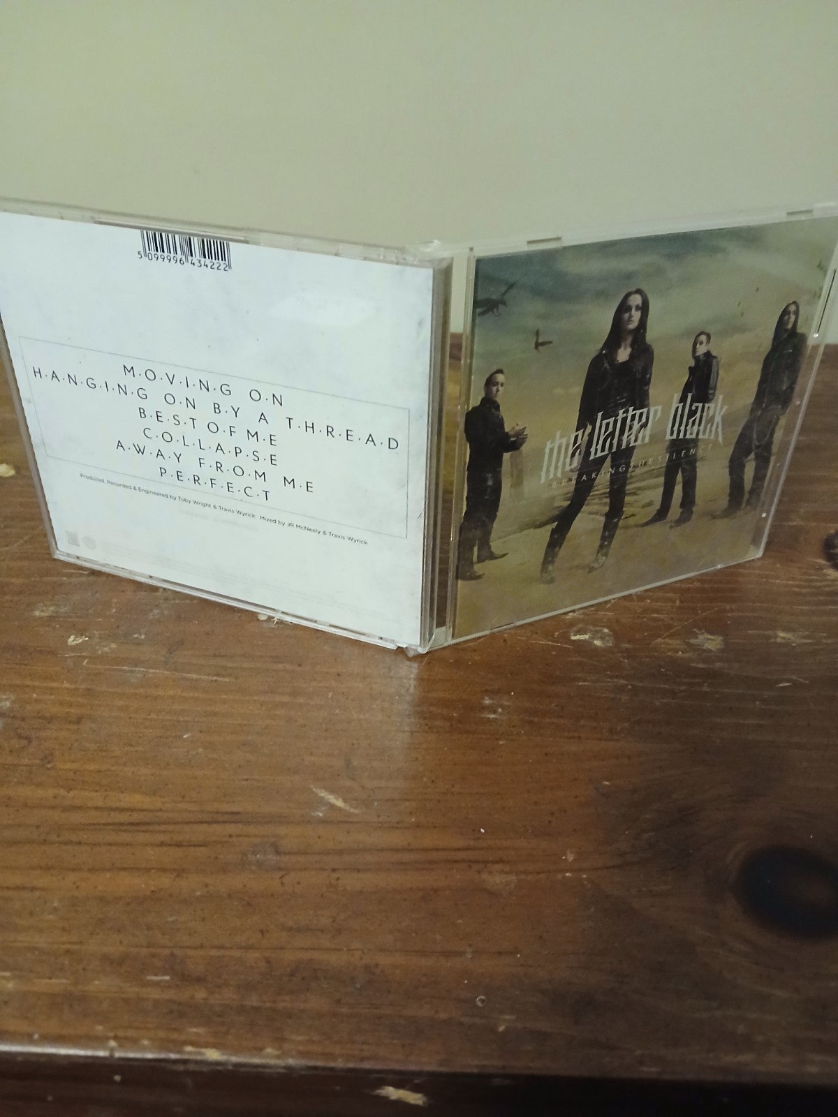 Breaking The Silence by The Letter Black CD - Moving On Hanging On By A Thread