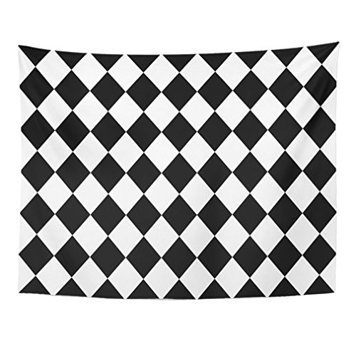  Tapestry Mandala 60"x80" Home Decor Harlequin Black and White 60"L x 80"W