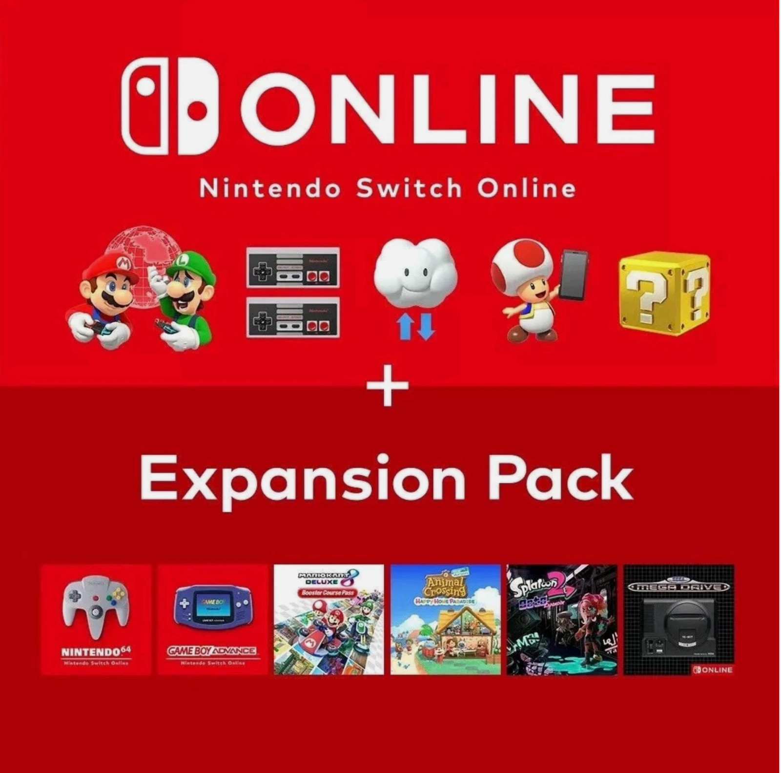 12 Months Nintendo Switch Online Membership + Expansion Pack  eShop Key  USA