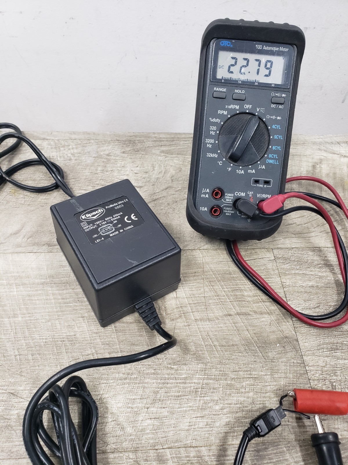 *Tested* Klipsch ProMedia Ultra 2.0 (18V 834mA) DC Power Supply 