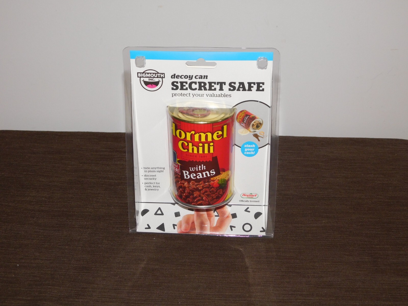 KITCHEN MONEY SECRET  SAFE HORMEL CHILI CAN BIGMOUTH INC 4 1/4" HIGH NEW