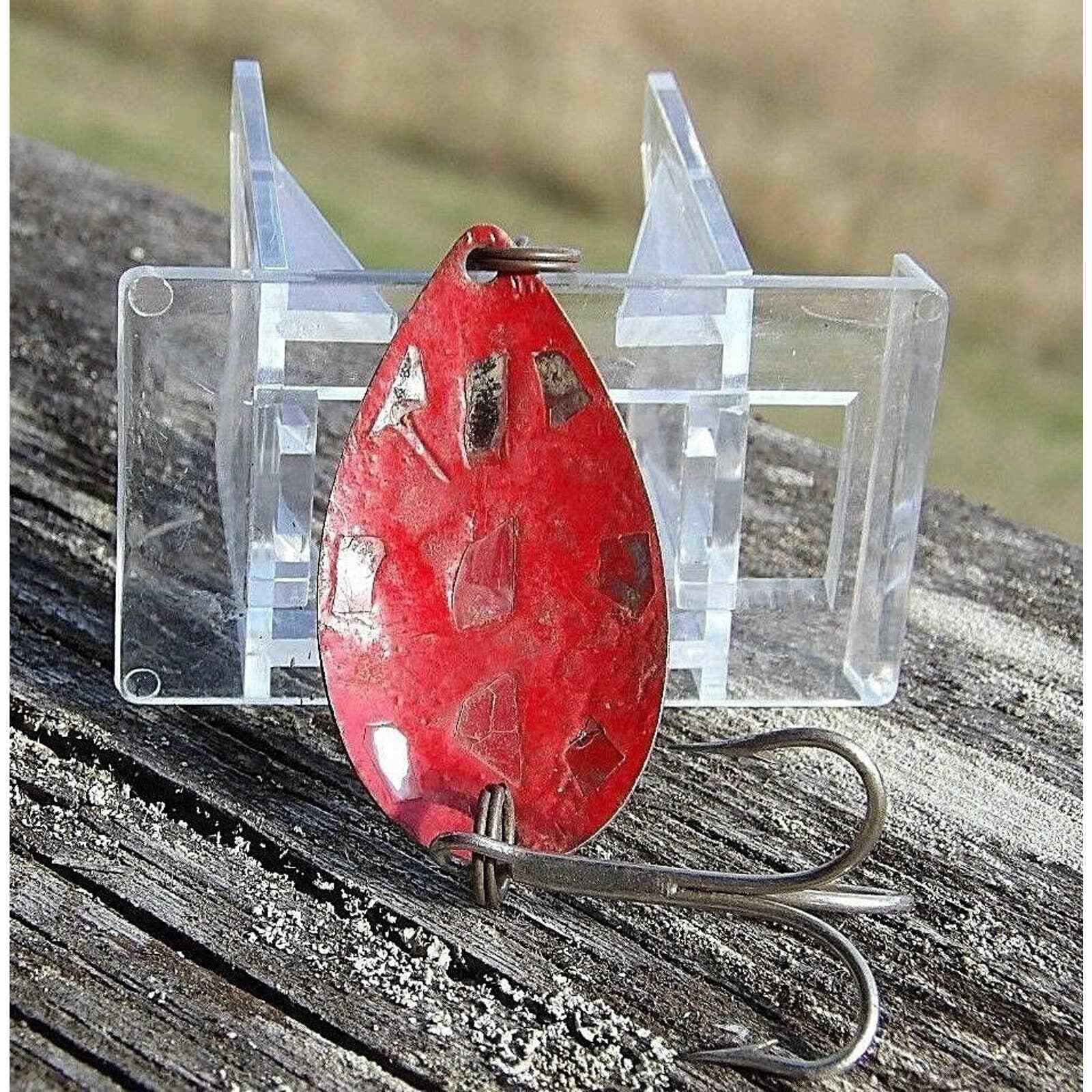 ROY SELF #4 RED Mirrored Salmon Spoon